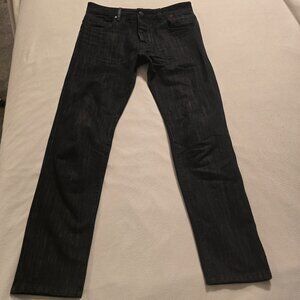 Dainese Jeans Mens 34x30 Black Strokeville Aramid Denim Motorcycle reinforced